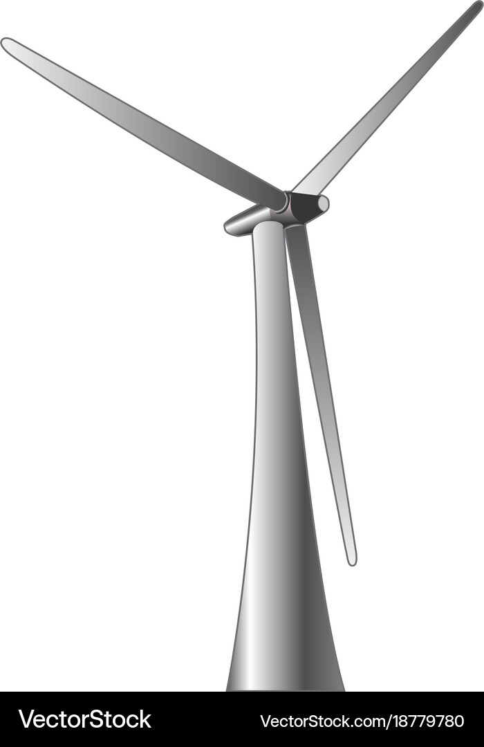 Isolated windwill icon Royalty Free Vector Image