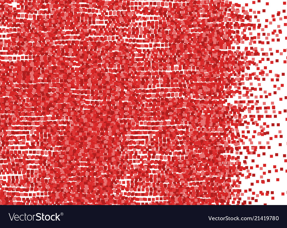 Polygonal Red Brick Mosaic