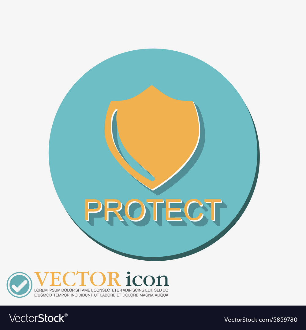 Shield a symbol of protection Royalty Free Vector Image