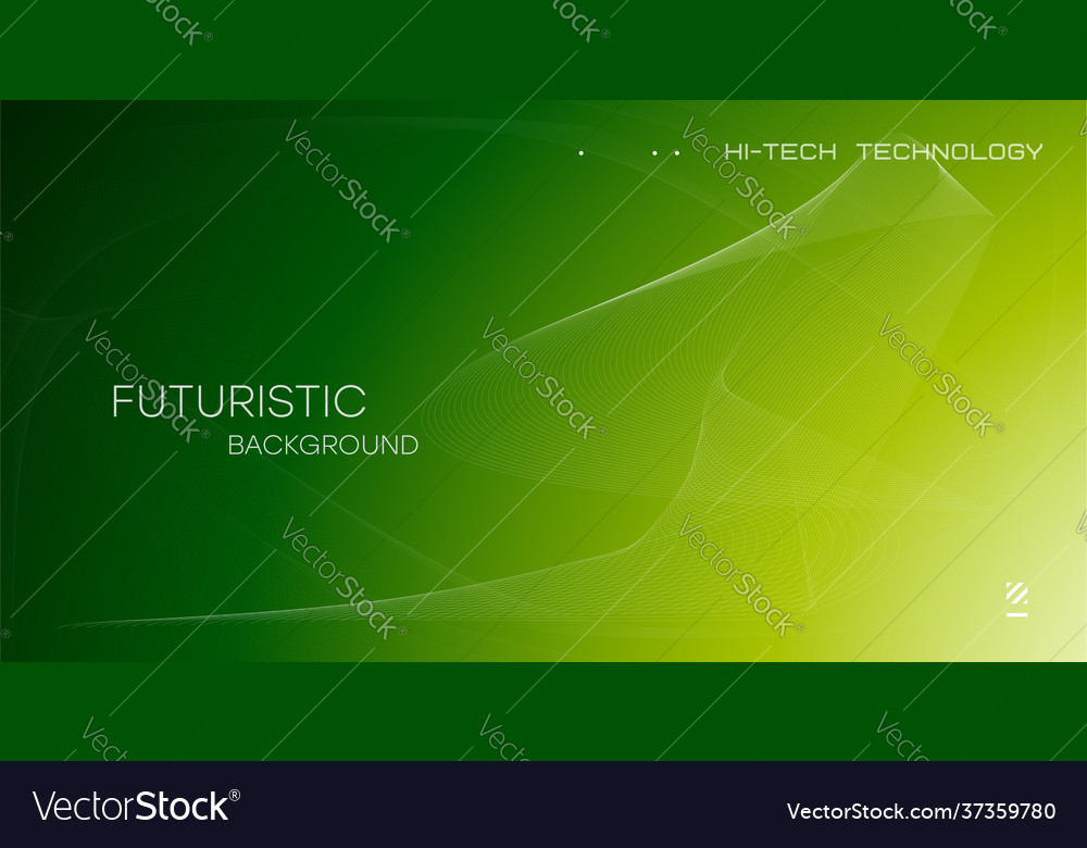 Wavy dynamic lines flowing particles abstract Vector Image Wavy dynamic lines flowing particles abstract