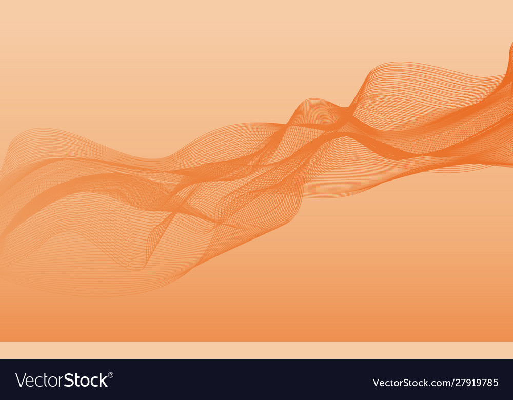 Background template with orange lines