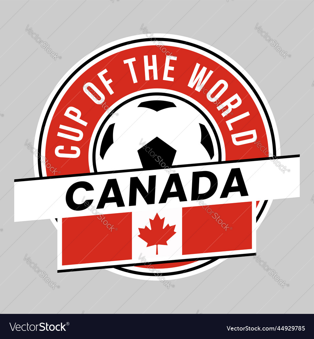 Canada team badge for football tournament