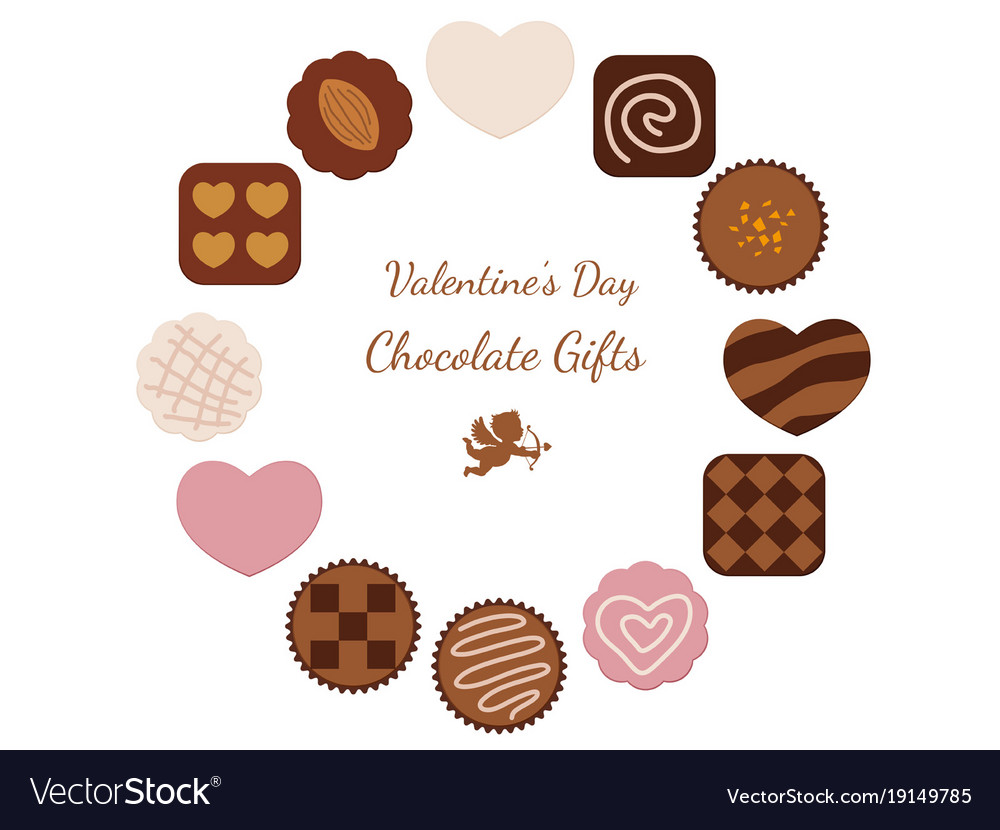 Chocolate Frame with Assorted Treats