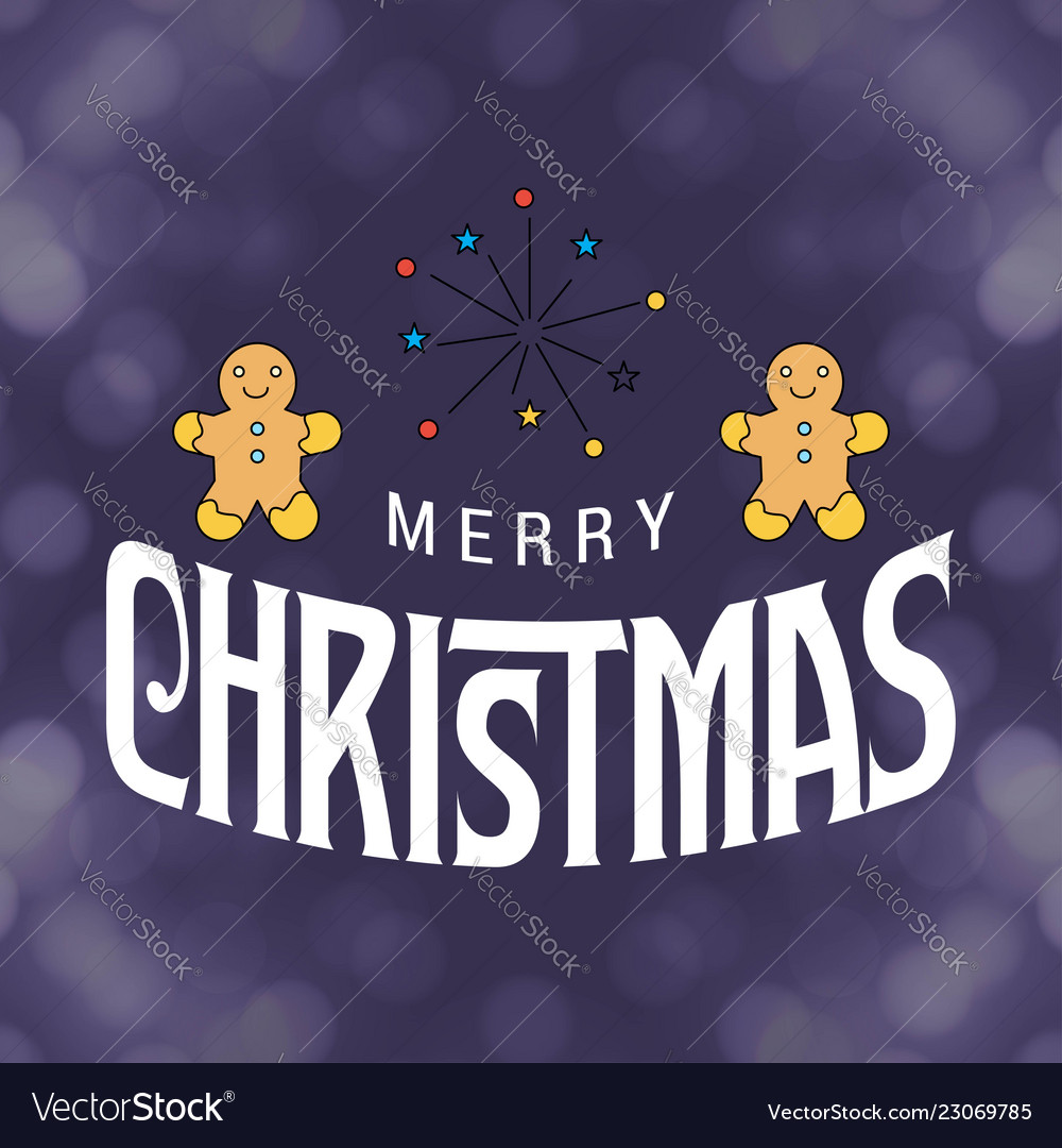 Christmas card design with elegant