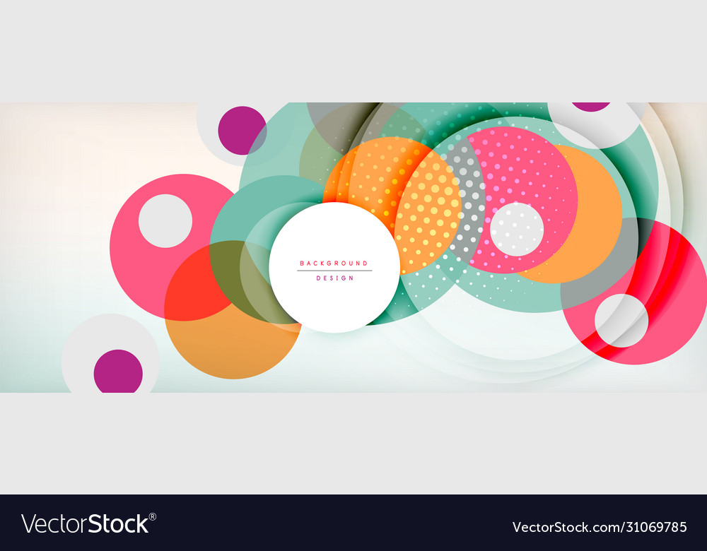Dynamic Circle Abstract Background
