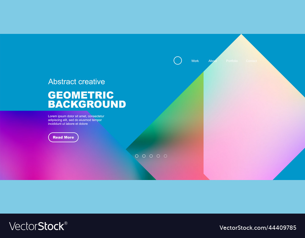 Fluid gradient geometric triangles abstract