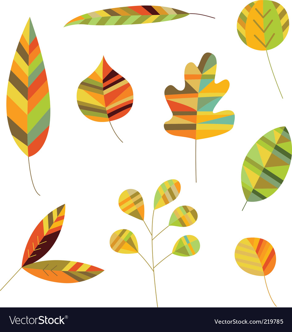 Geometric Leaf Patterns