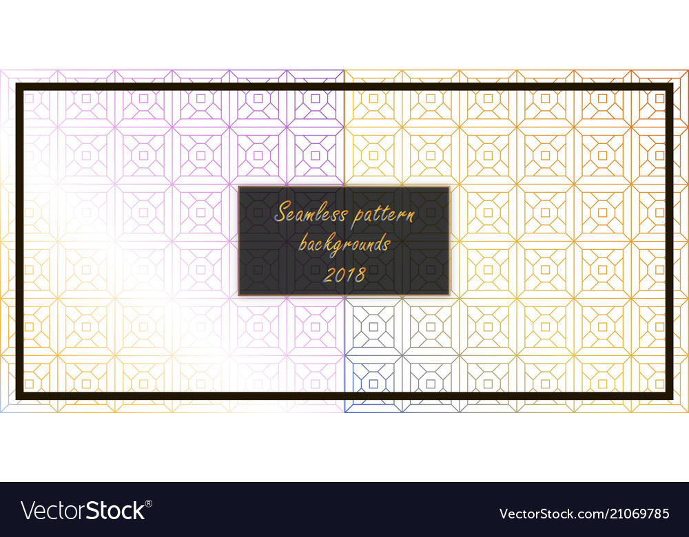 Geometric Pattern Tile Set