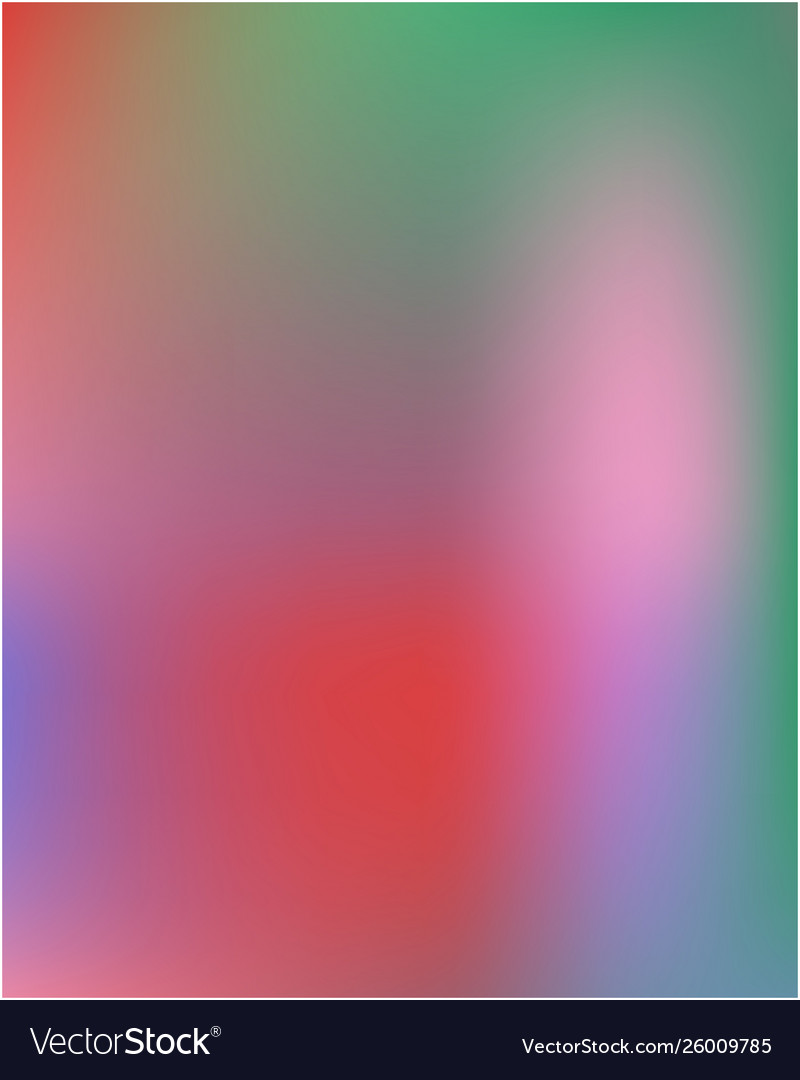 Gradient mesh painted in different colors