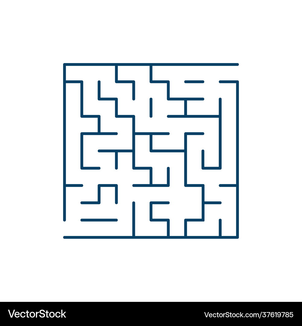 Labyrinth maze or Royalty Free Vector Image - VectorStock