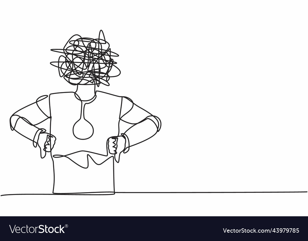 Single one line drawing robot with round