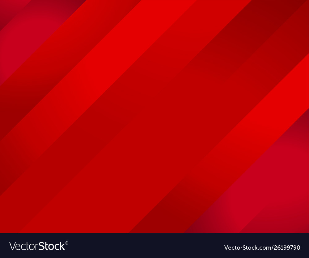 Abstract red background with stripes banner Vector Image