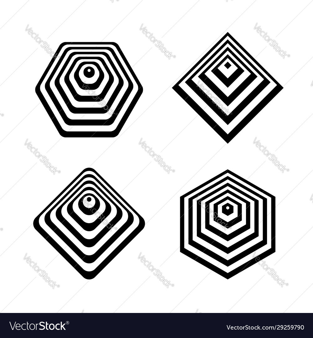 Design elements set vector image Design elements set