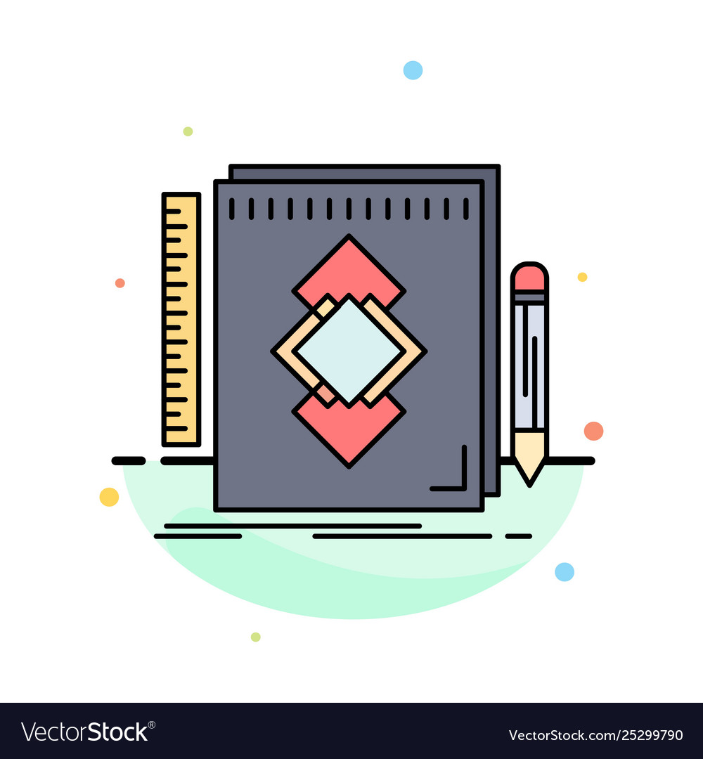 Design tool identity draw development flat color