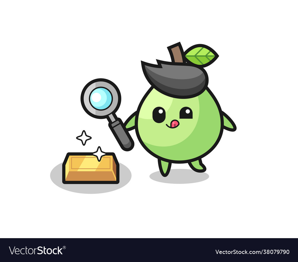 Guava character is checking authenticity