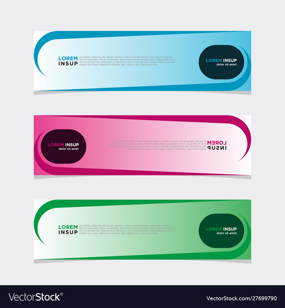 Modern banner web background abstract design