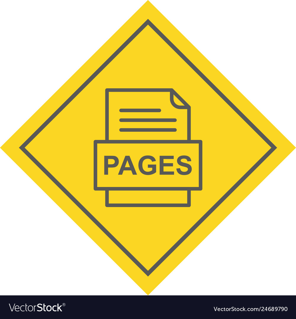 Pages file document icon