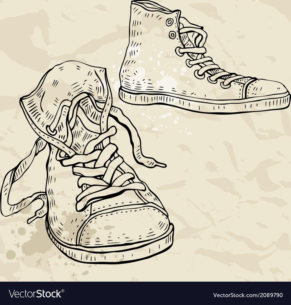 Retro Sneakers Art