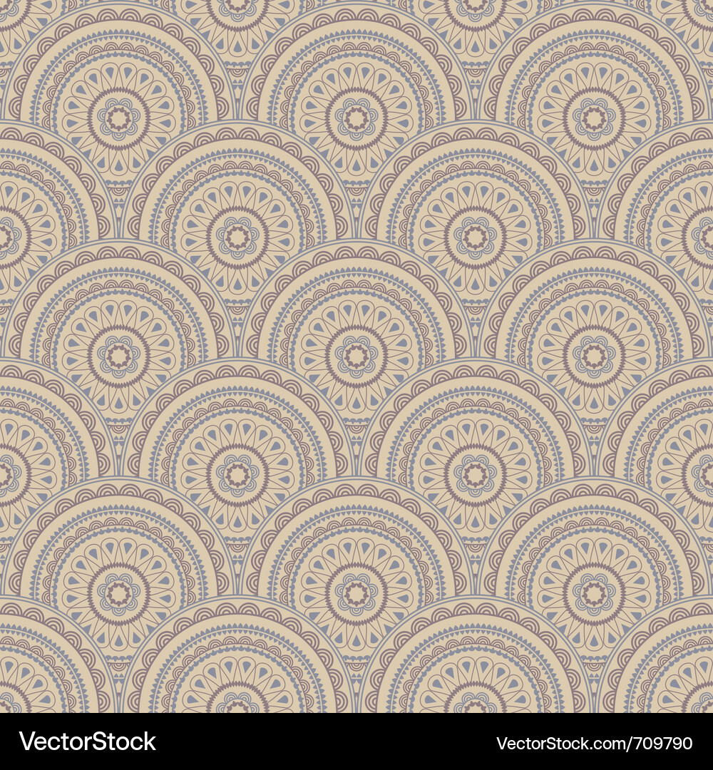 Seamless eastern style Royalty Free Vector Image