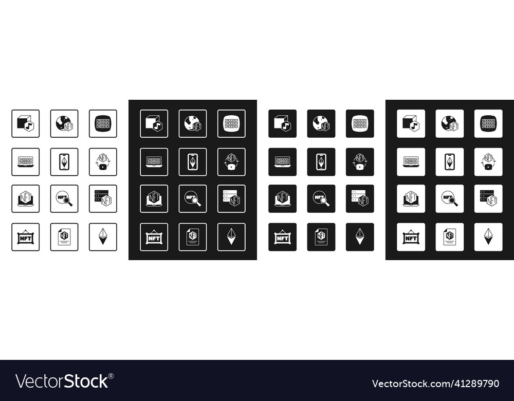 Binärcode Ethereum eth nft digital Krypto vector image Binärcode Ethereum eth nft digital Krypto