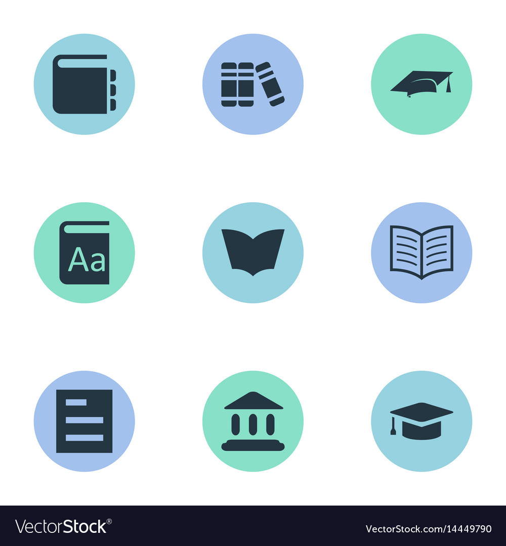 Set of simple knowledge icons