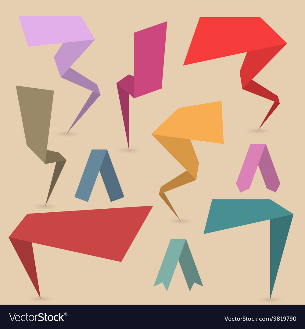 Set paper design elements