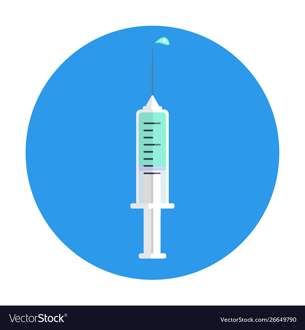 Syringe with liquid