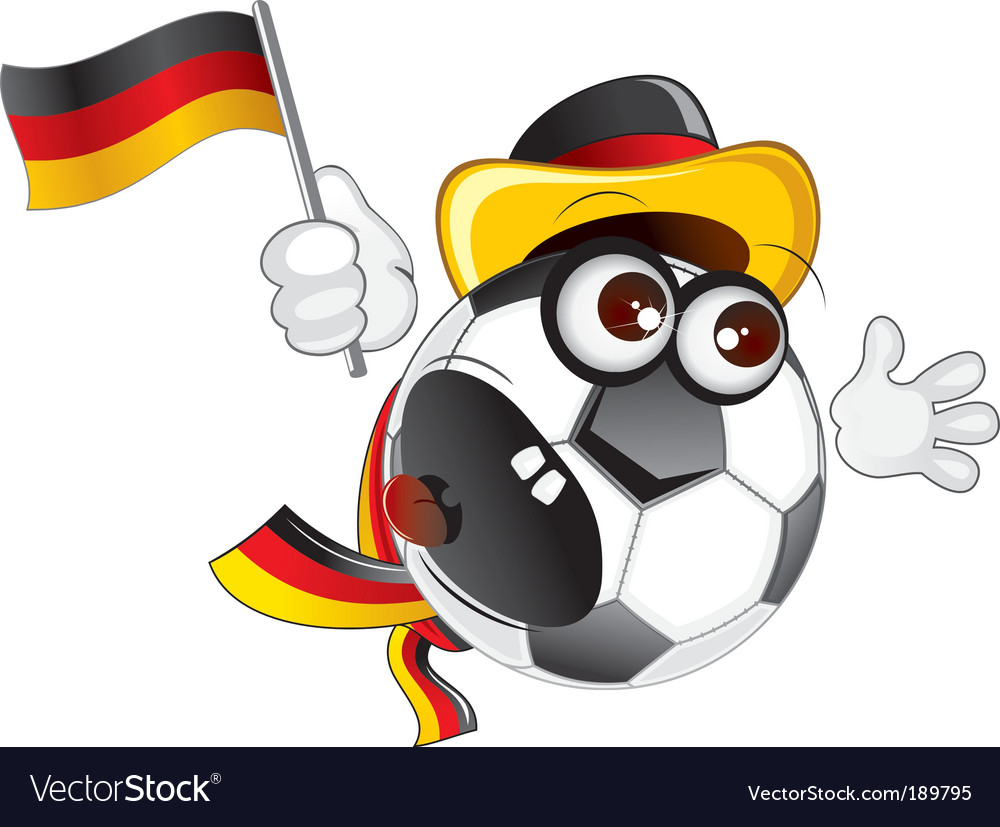 German ball Royalty Free Vector Image VectorStock