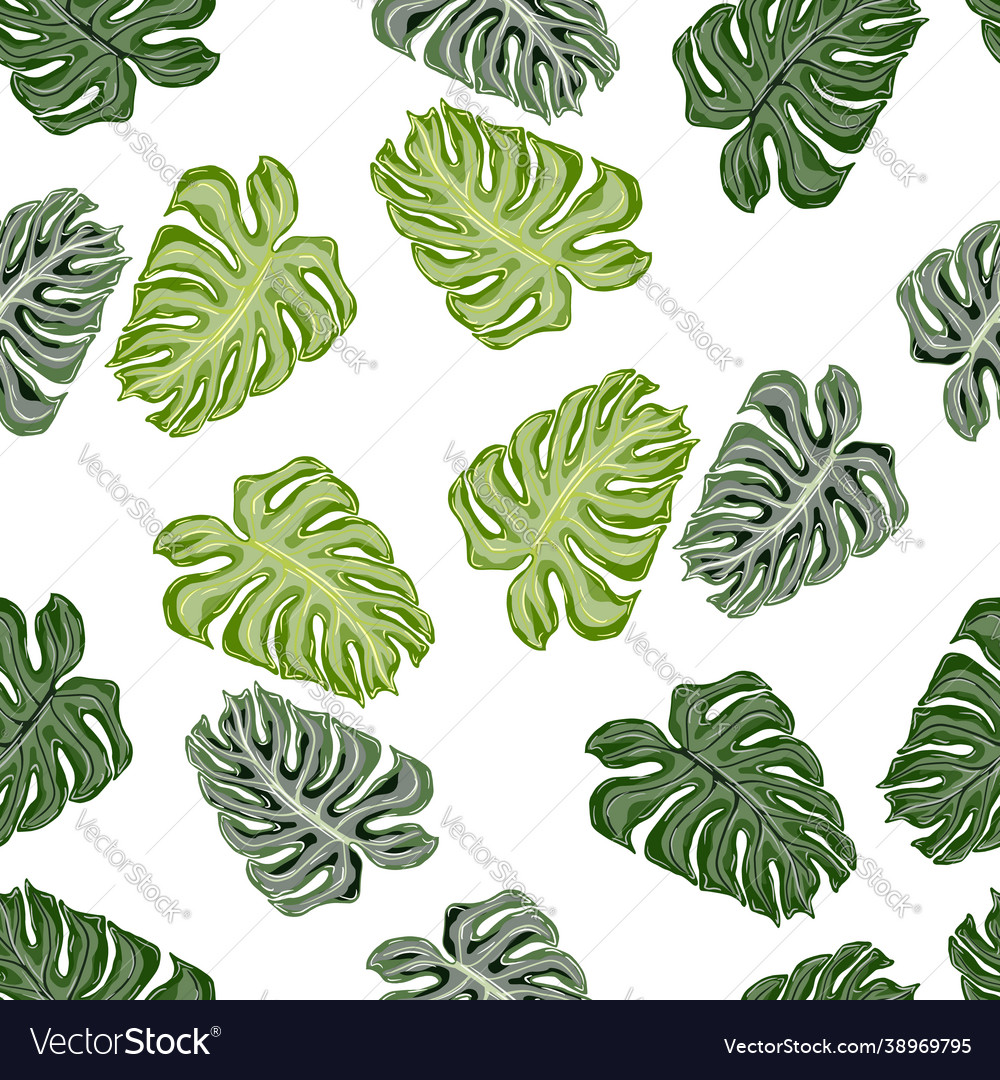 Monstera Seamless Pattern