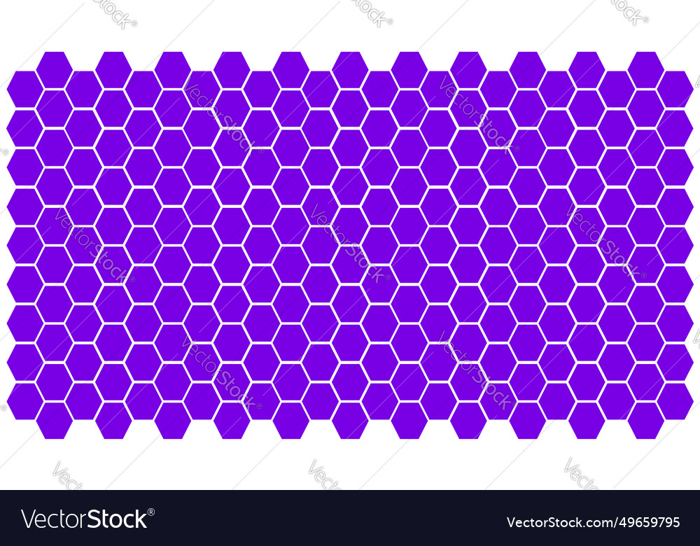 Printseamless pattern with hexagons in red vector image Printseamless pattern with hexagons in red