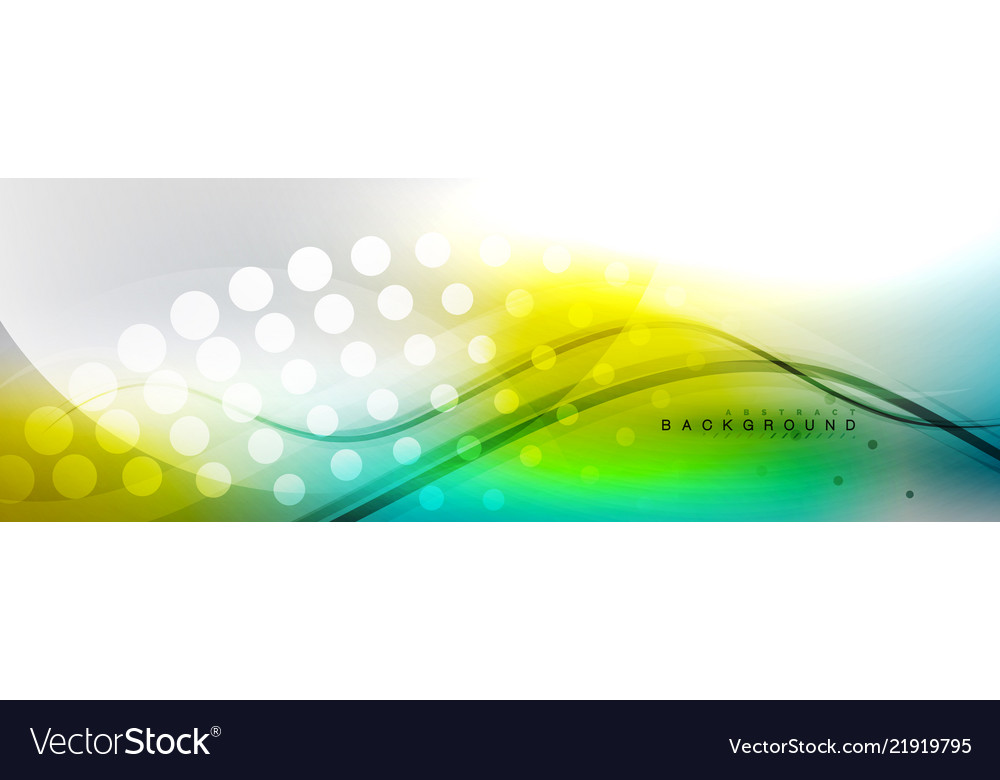Smooth flowing wave motion concept background vector image Smooth flowing wave motion concept background