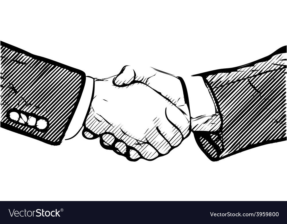 Business deal Royalty Free Vector Image - VectorStock
