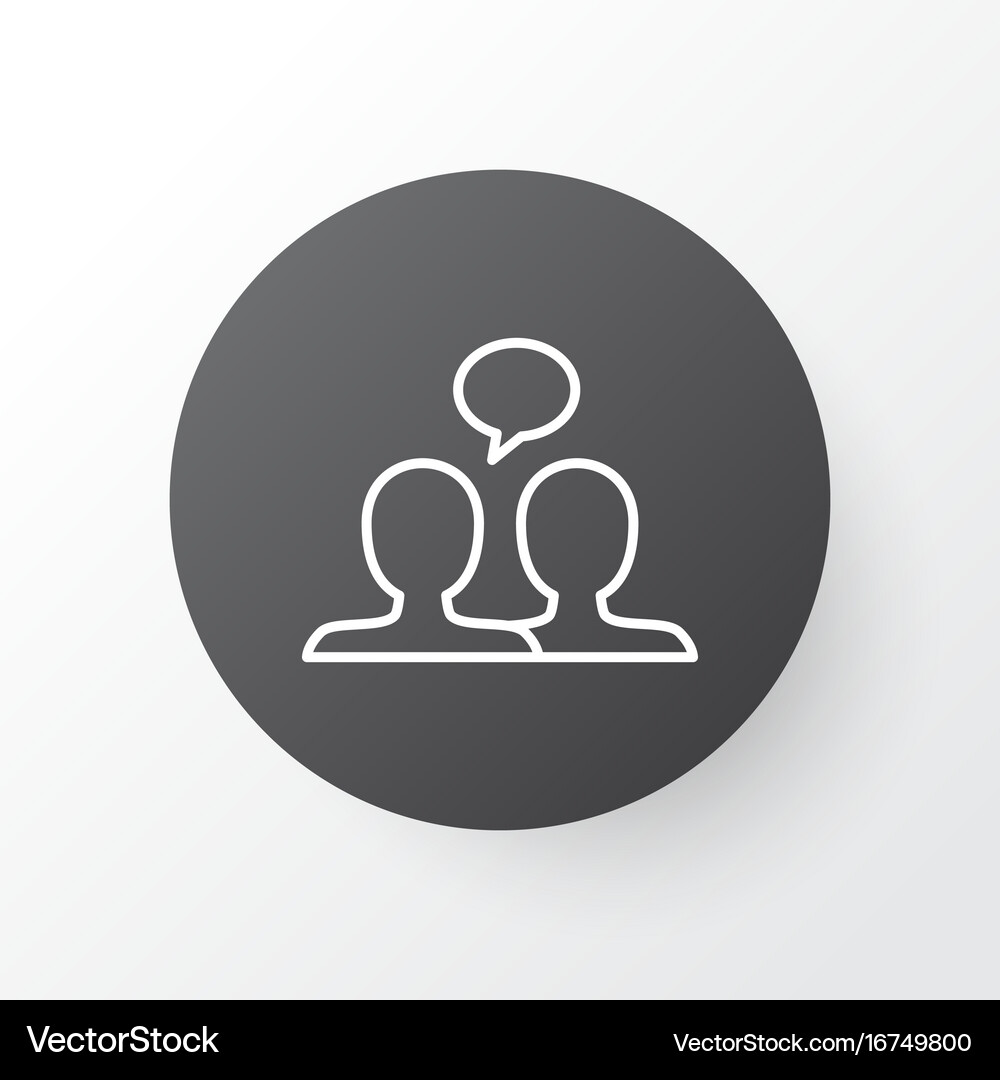 Dialogue icon symbol premium quality isolated Vector Image