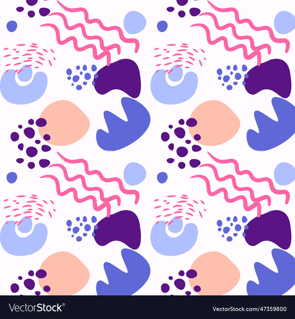 Hand drawn brush pattern background with abstract vector image Hand drawn brush pattern background with abstract