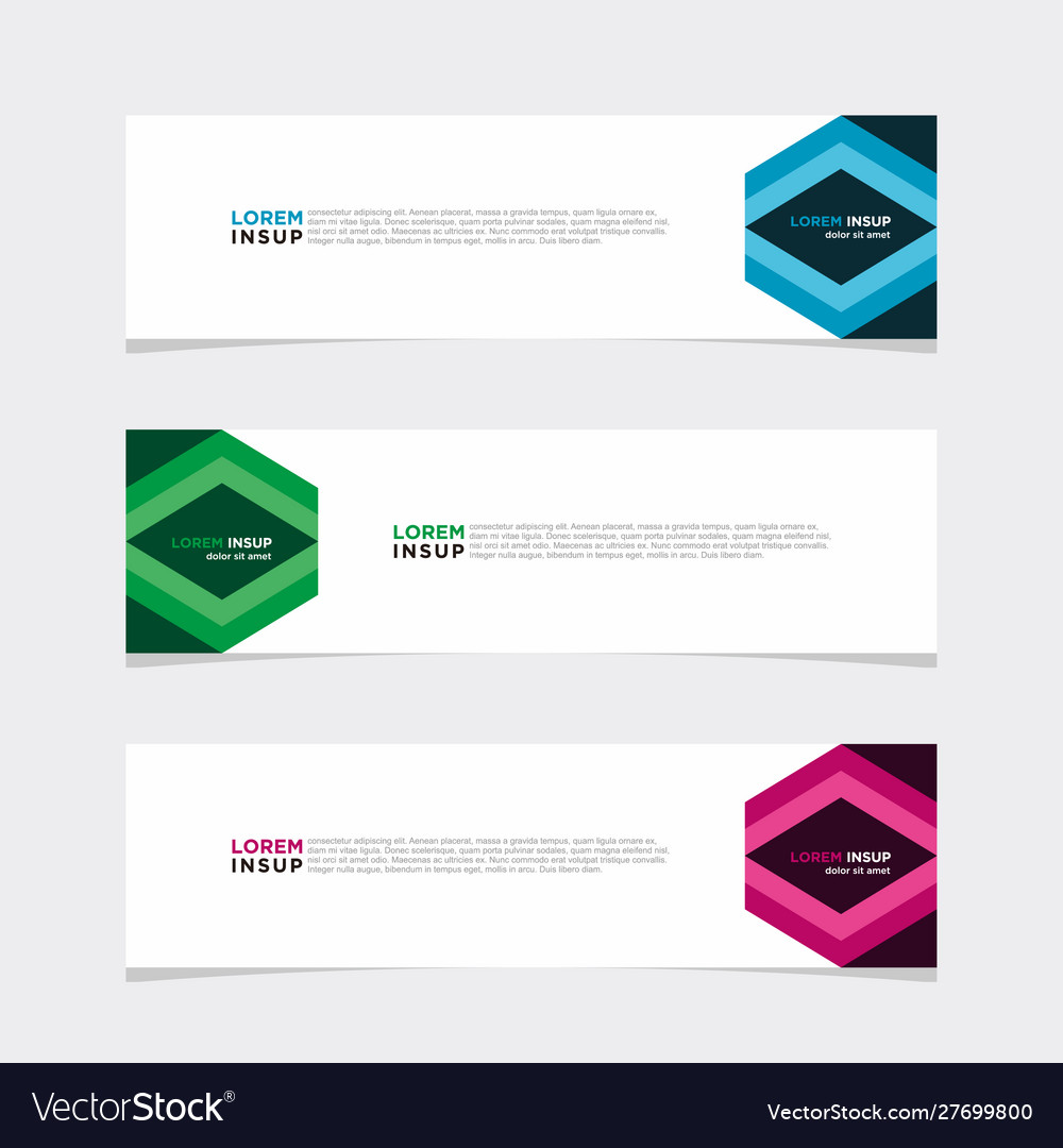 Modern banner web background abstract design