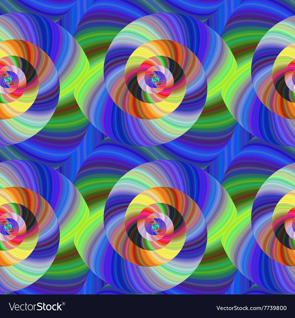 Psychedelic seamless fractal swirl pattern