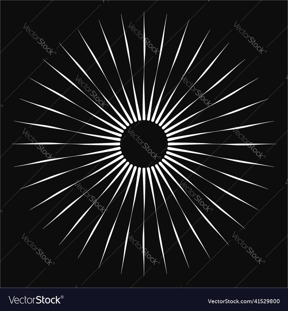 Radial converging radaiating lines abstract