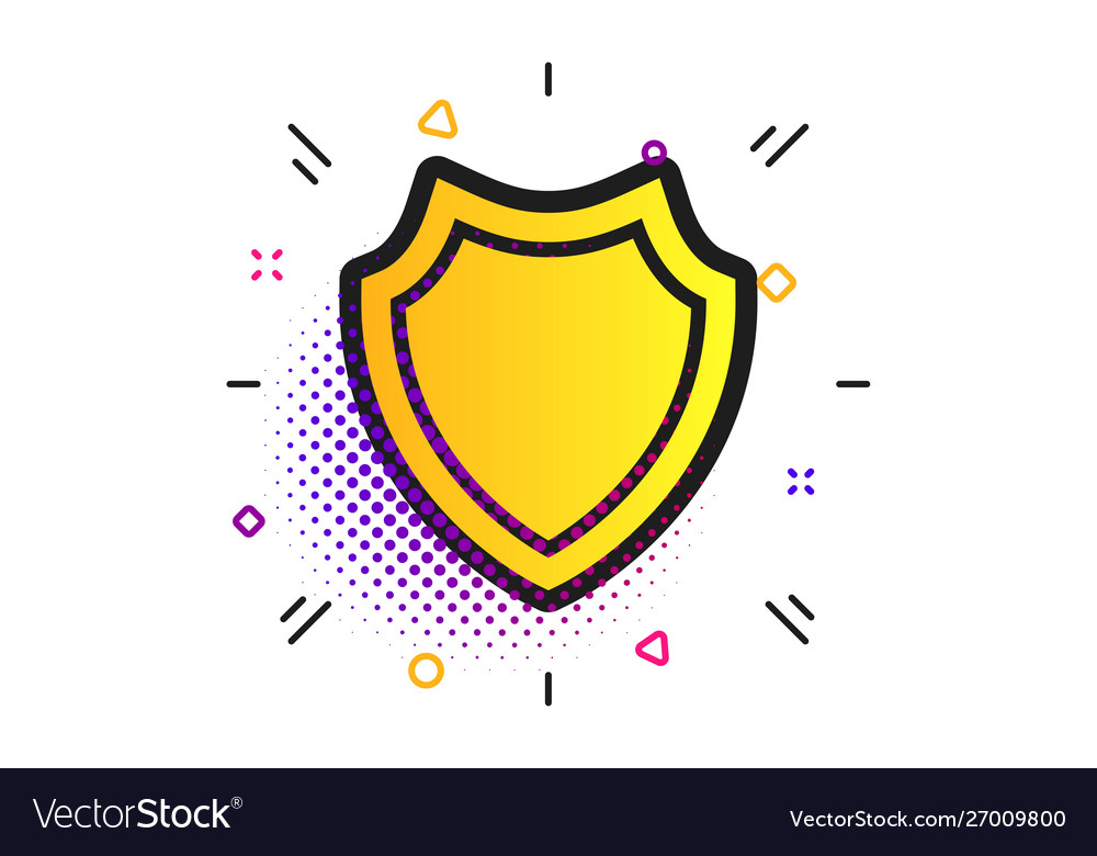 Shield sign icon protection symbol