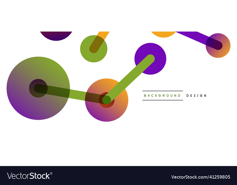 Abstract background round dots connected by lines