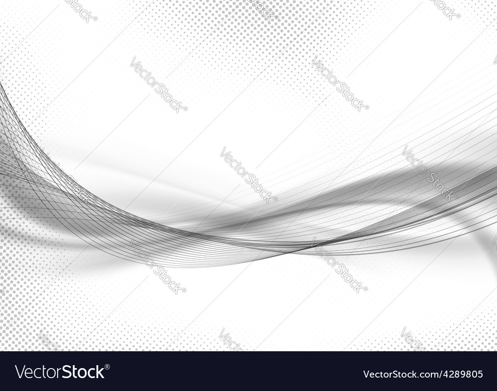 Abstract Dot Swoosh Pattern