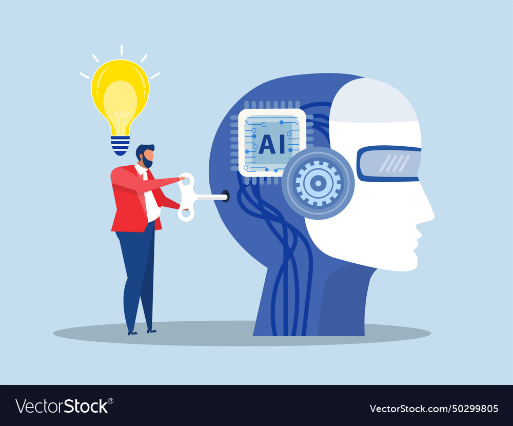 Artificial Intelligence Robot Concept