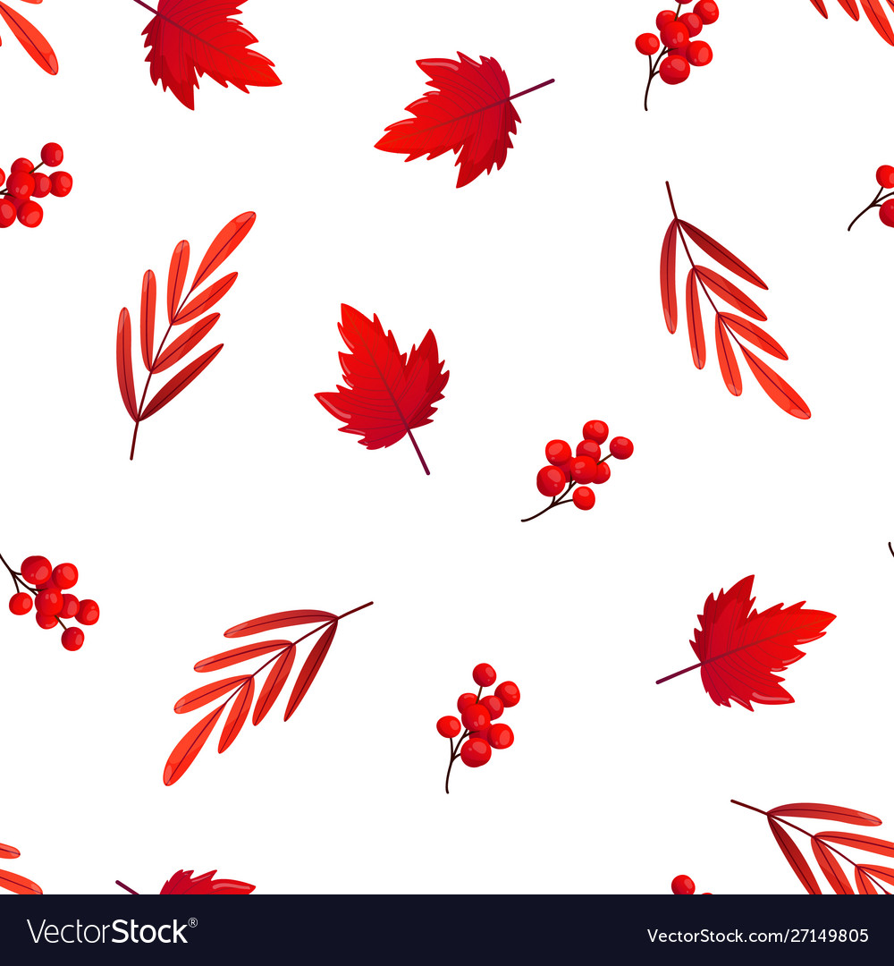 Autumn season seamless pattern