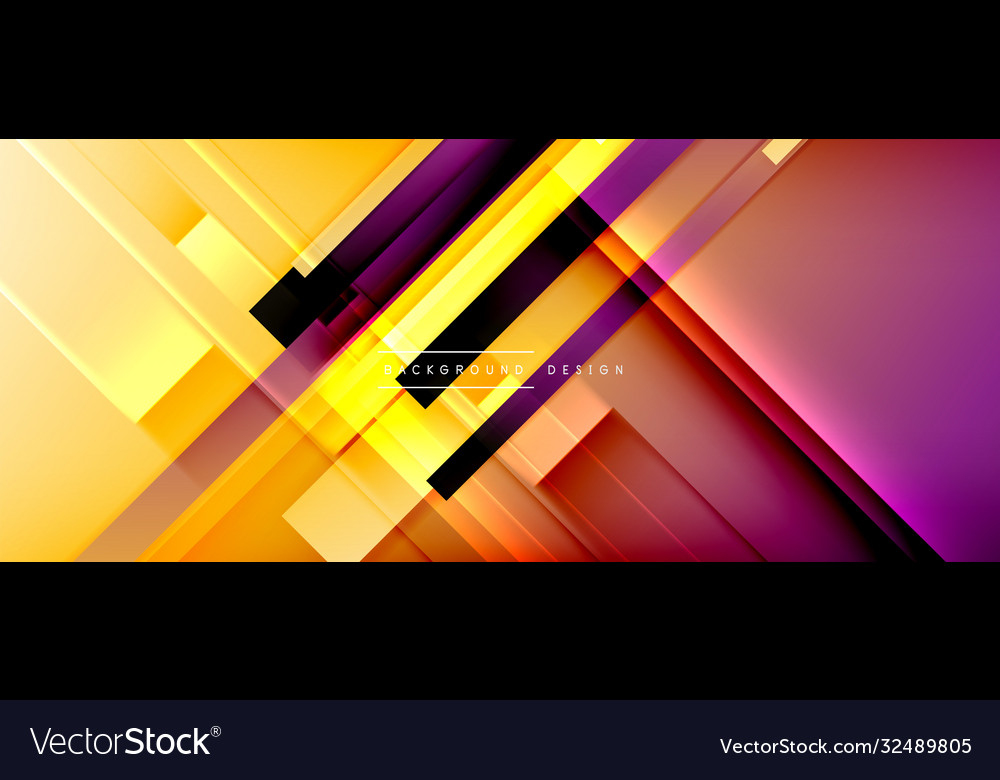 Dynamic lines on fluid color gradient trendy