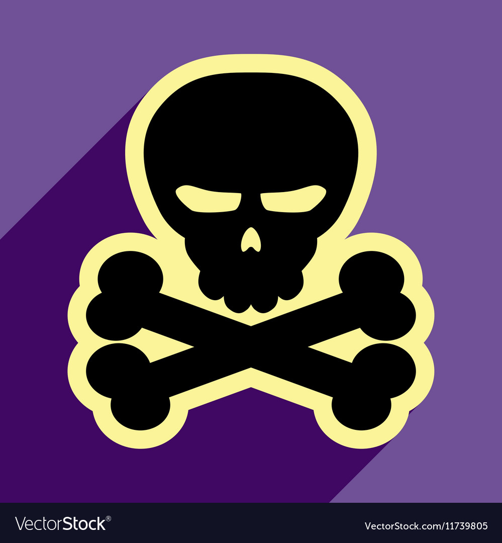 Flat with shadow icon and mobile application