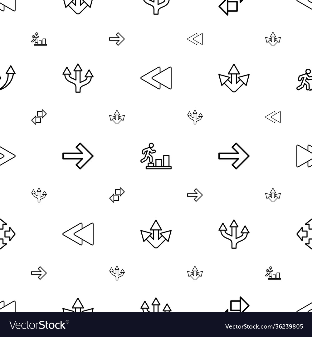 Forward icons pattern seamless white background