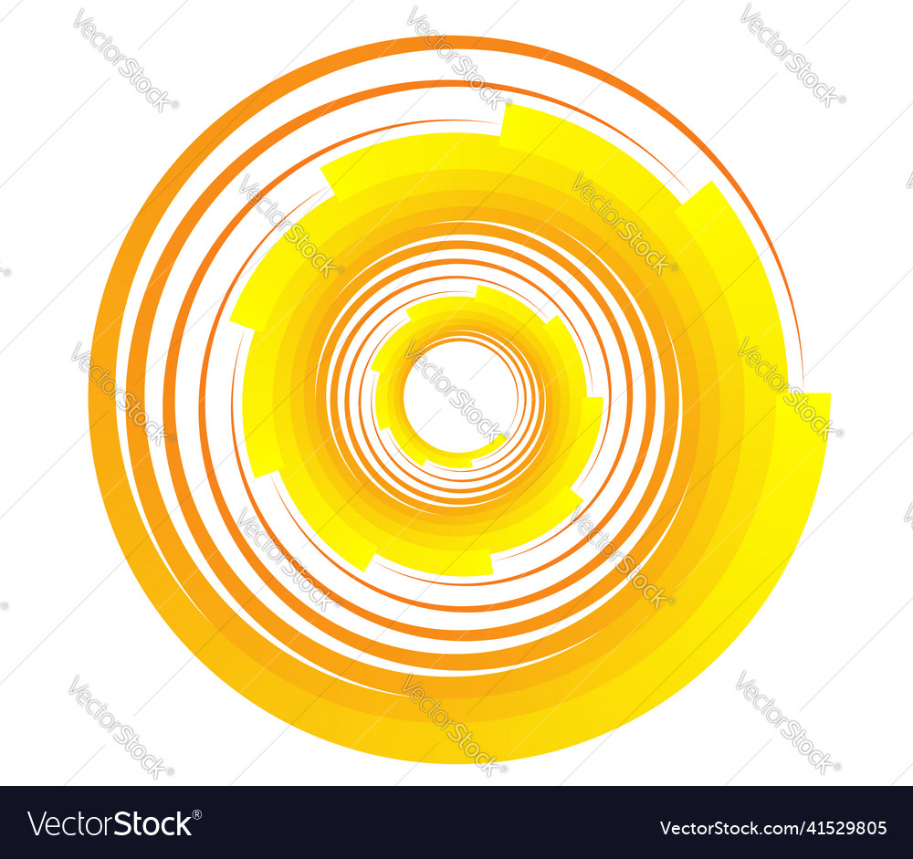 Geometric and abstract circle circular design vector image Geometric and abstract circle circular design
