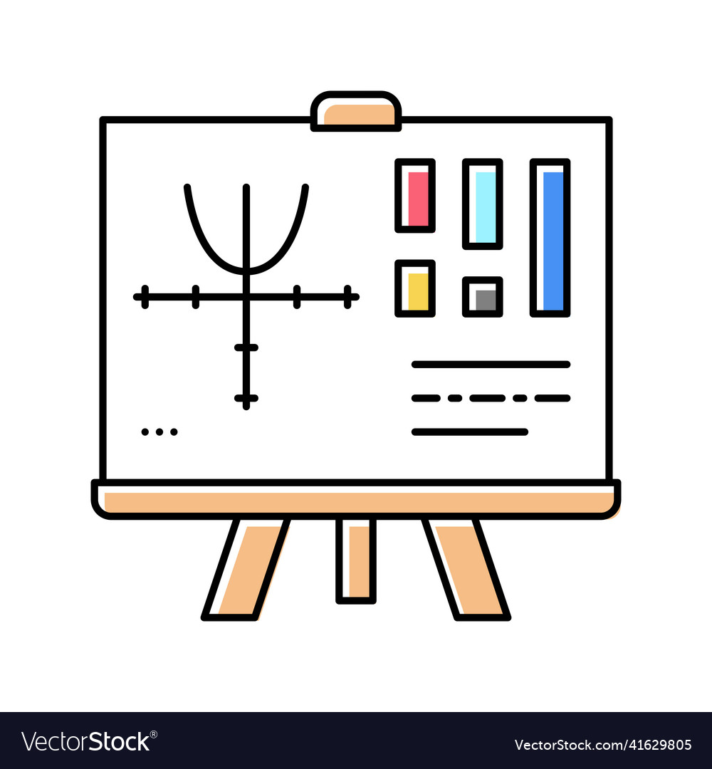 Graphics geek color icon sign