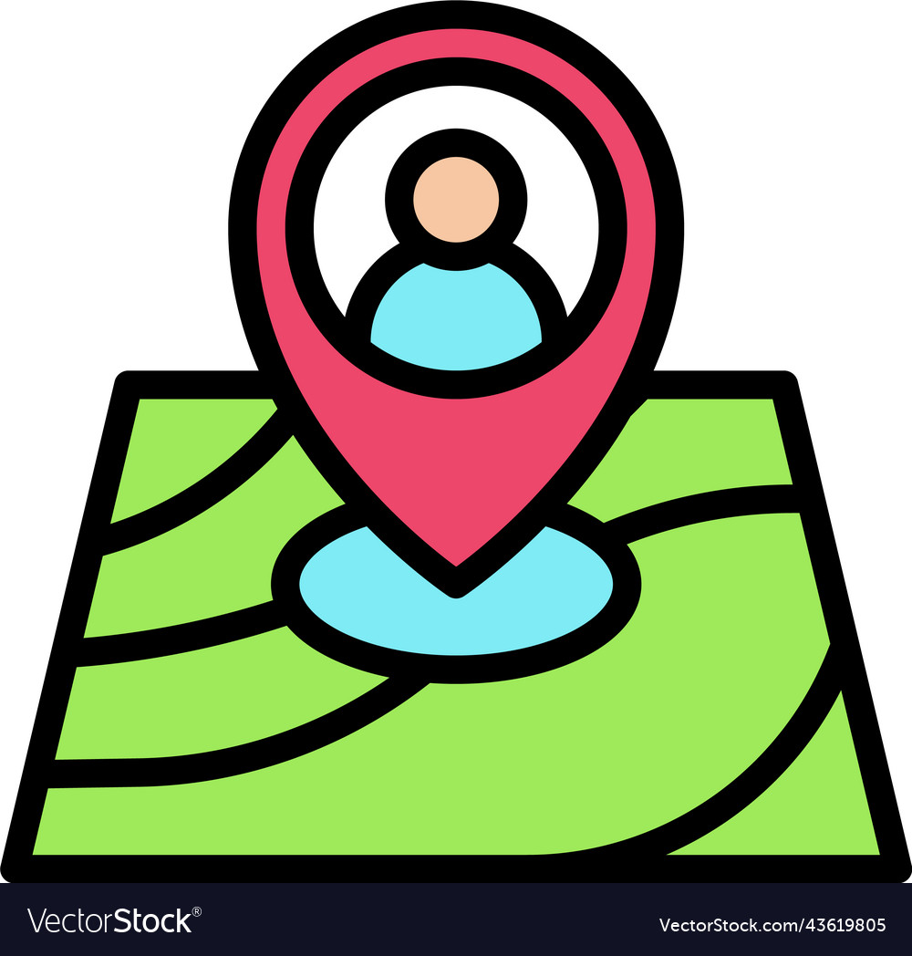 Location icon map and navigation