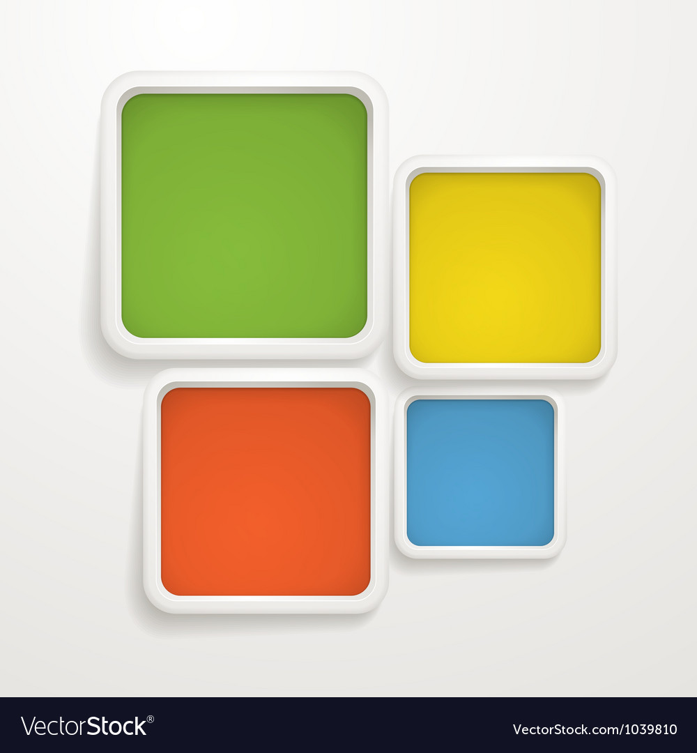 Abstract background color boxes Royalty Free Vector Image