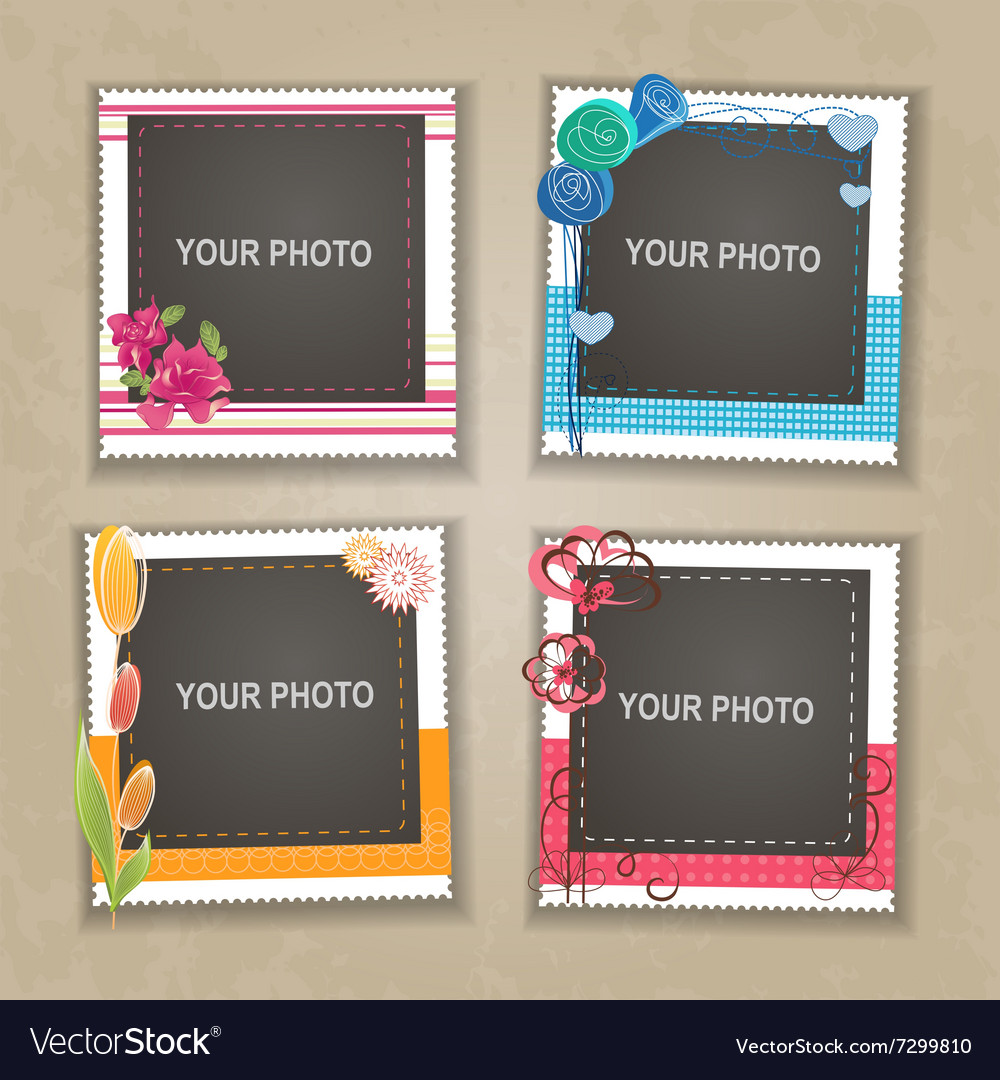 Design photo frame Royalty Free Vector Image - VectorStock